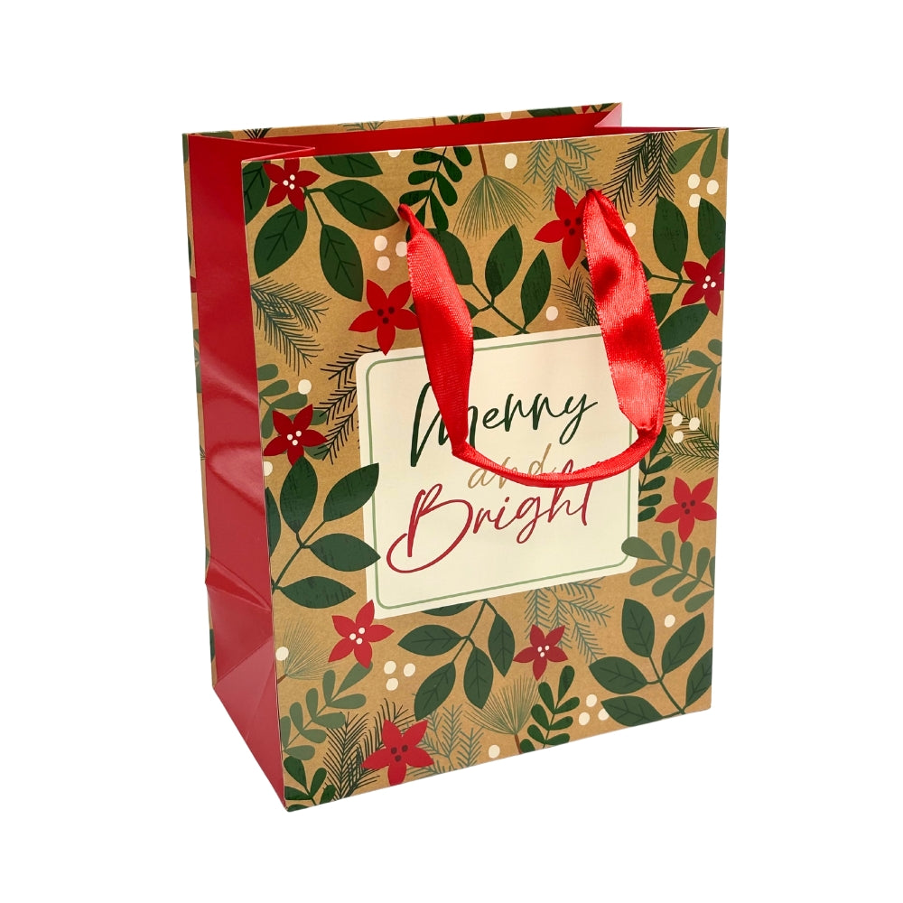 Medium Gift Bag - Merry & Bright