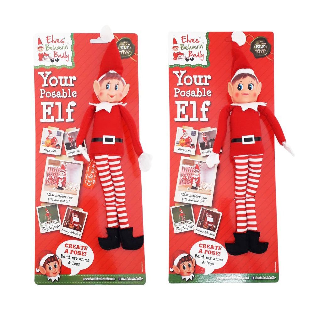 Christmas Naughty Elf - Posable