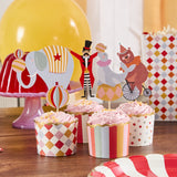 Circus Party Food Cups & Picks 12pk