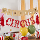 Circus Party Customisable Banner Set