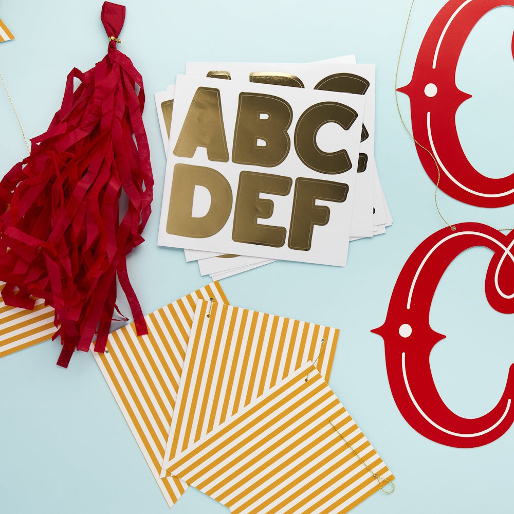 Circus Party Customisable Banner Set