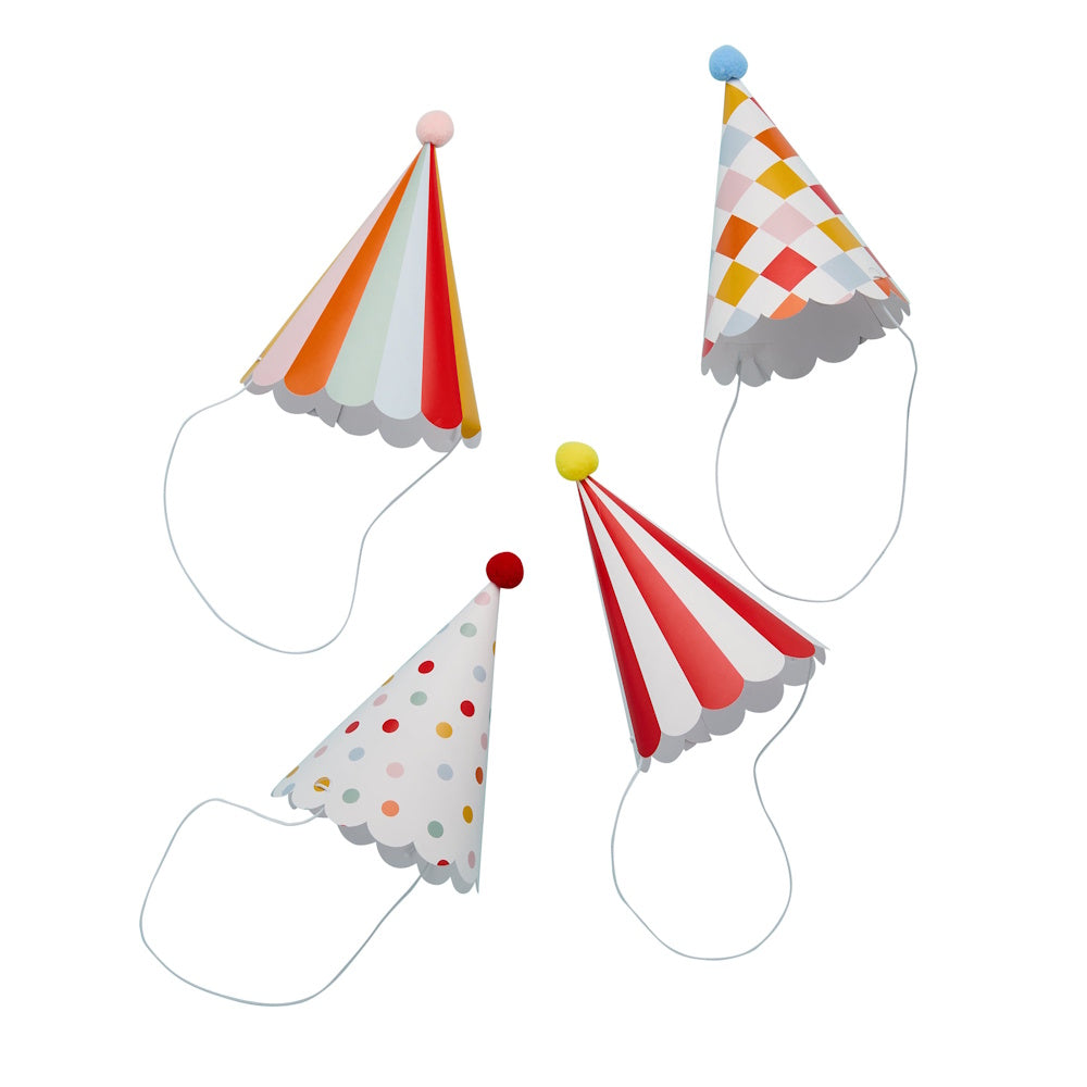 Circus Party Hats 8pk