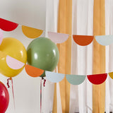 Circus Party Scallop Garland