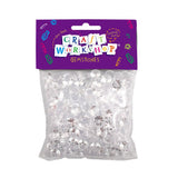 Acrylic Gemstone Scatters - Clear 10mm