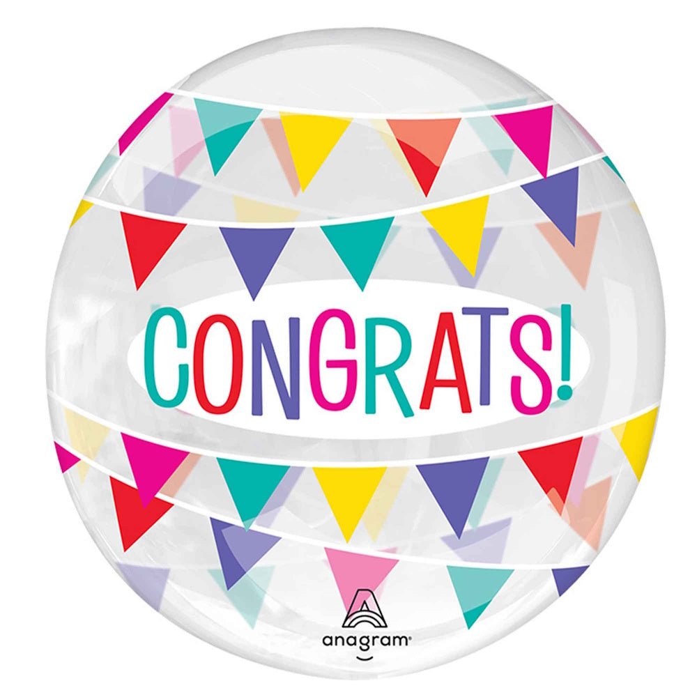 Clearz Balloon Congrats Banner