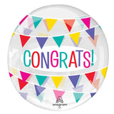 Clearz Balloon Congrats Banner