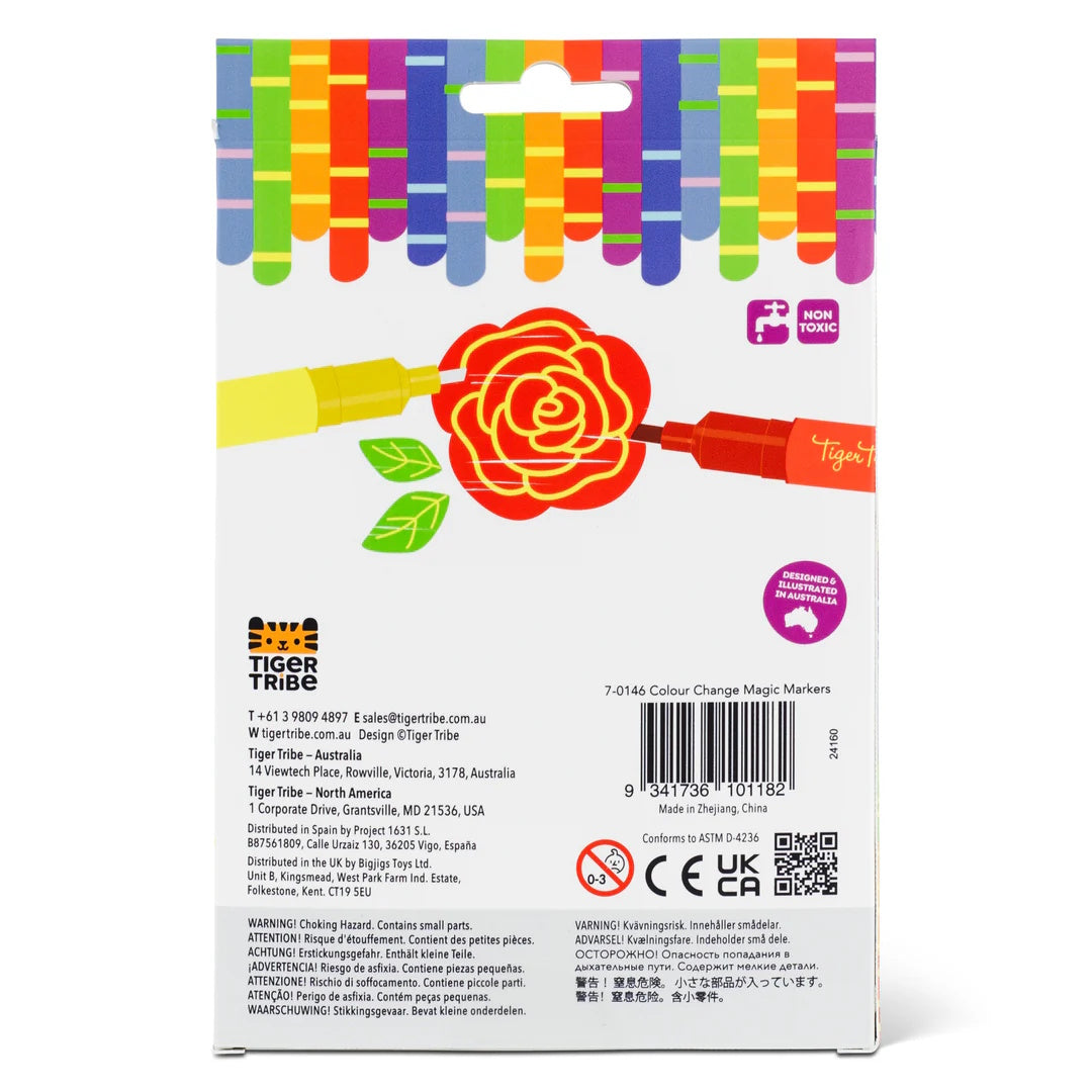 Colour Change Magic Markers 6pk