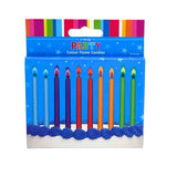 Colour Flame Candles 10pk