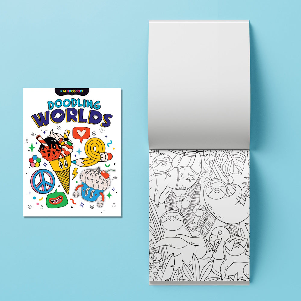 Kaleidoscope Colouring Doodling Worlds