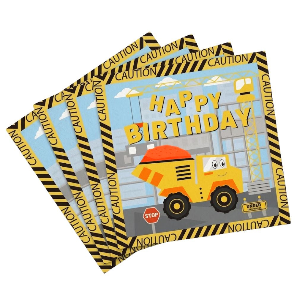 Value Construction Lunch Napkins 20pk