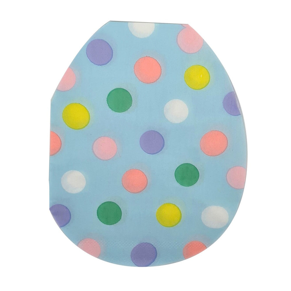 Cool Bunny Easter Egg Shaped Napkins 16pk