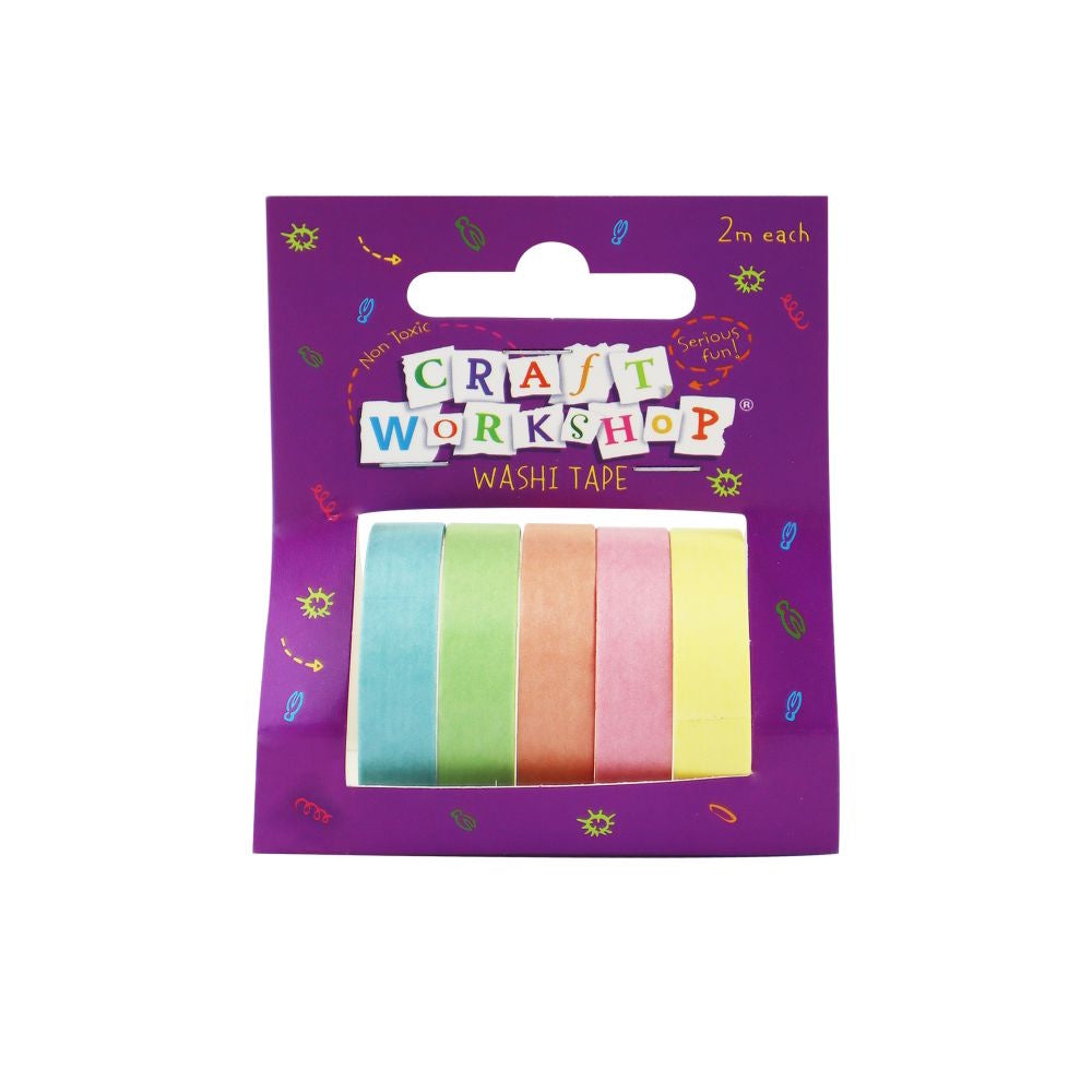 Craft Workshop Washi Tape 5pk