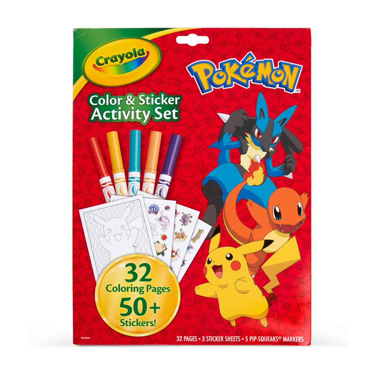 Crayola Colour & Sticker Activity Set - Pokemon