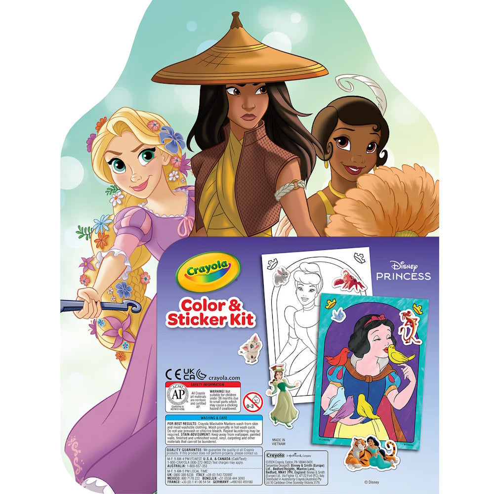 Crayola Colour & Sticker Kit - Disney Princess