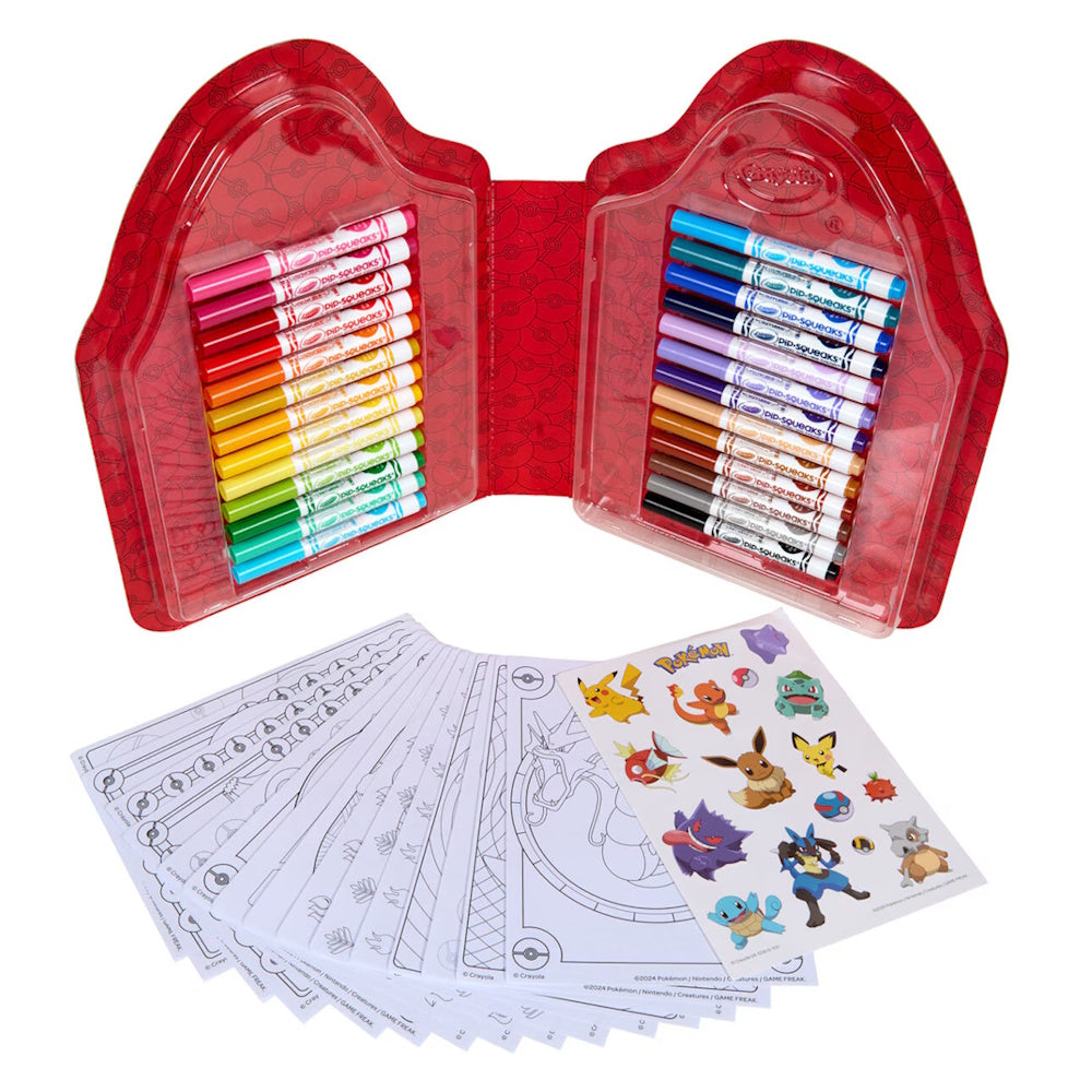 Crayola Colour & Sticker Kit - Pokemon