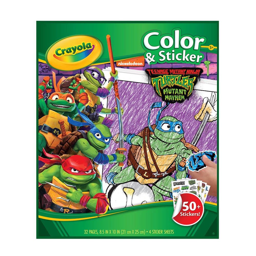 Crayola Colour & Sticker - TMNT