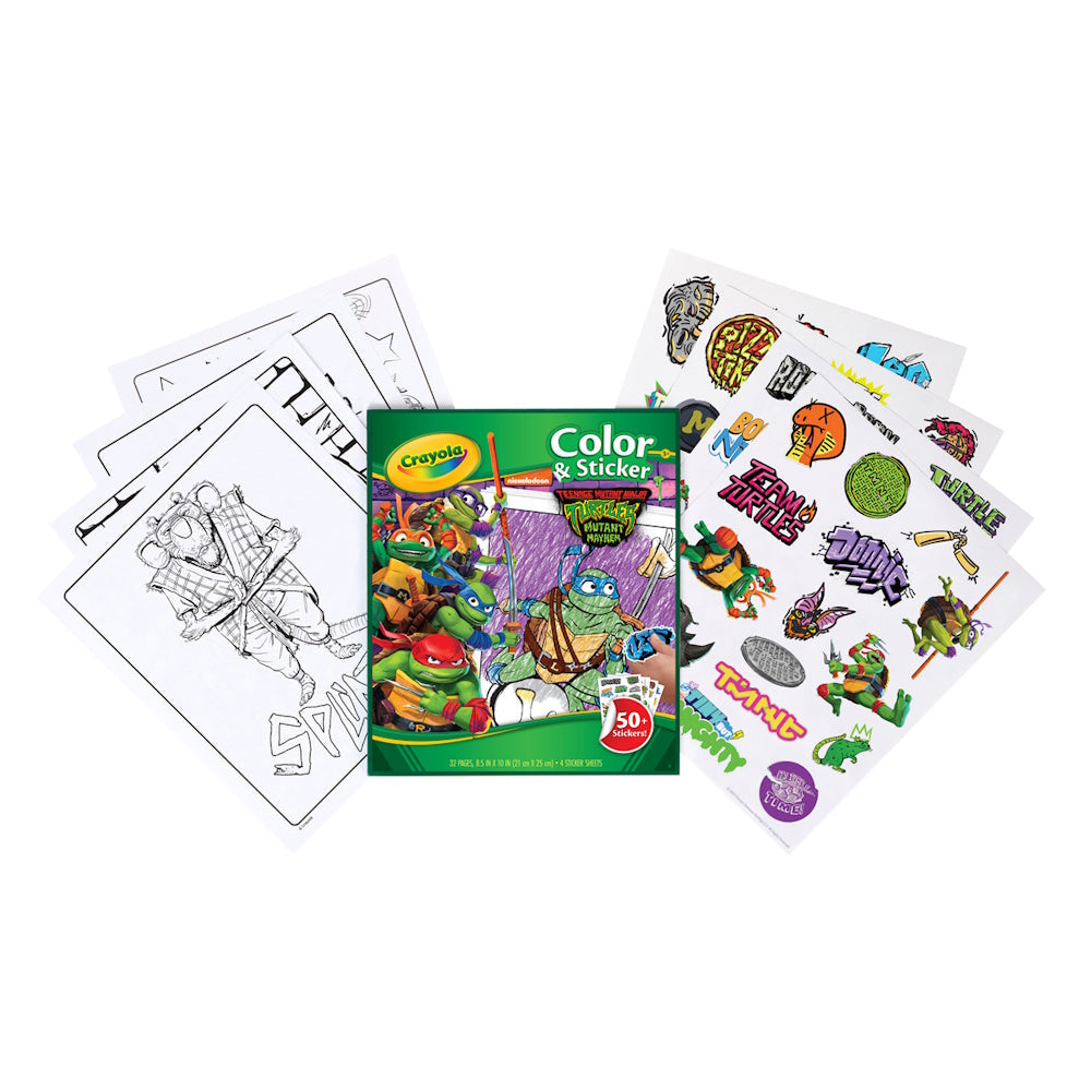Crayola Colour & Sticker - TMNT