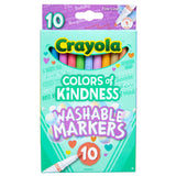 Crayola Colours of Kindness Fineline Washable Markers 10pk
