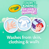 Crayola Colours of Kindness Fineline Washable Markers 10pk