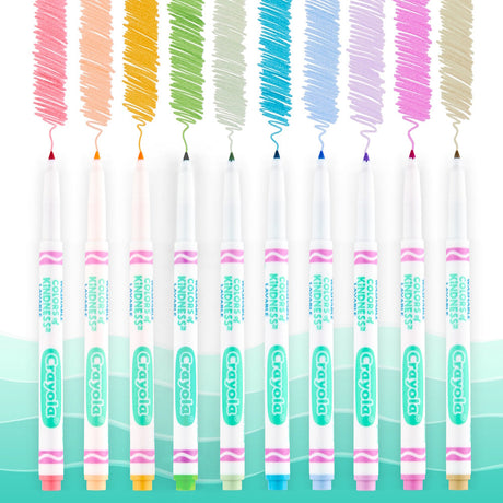 Crayola Colours of Kindness Fineline Washable Markers 10pk