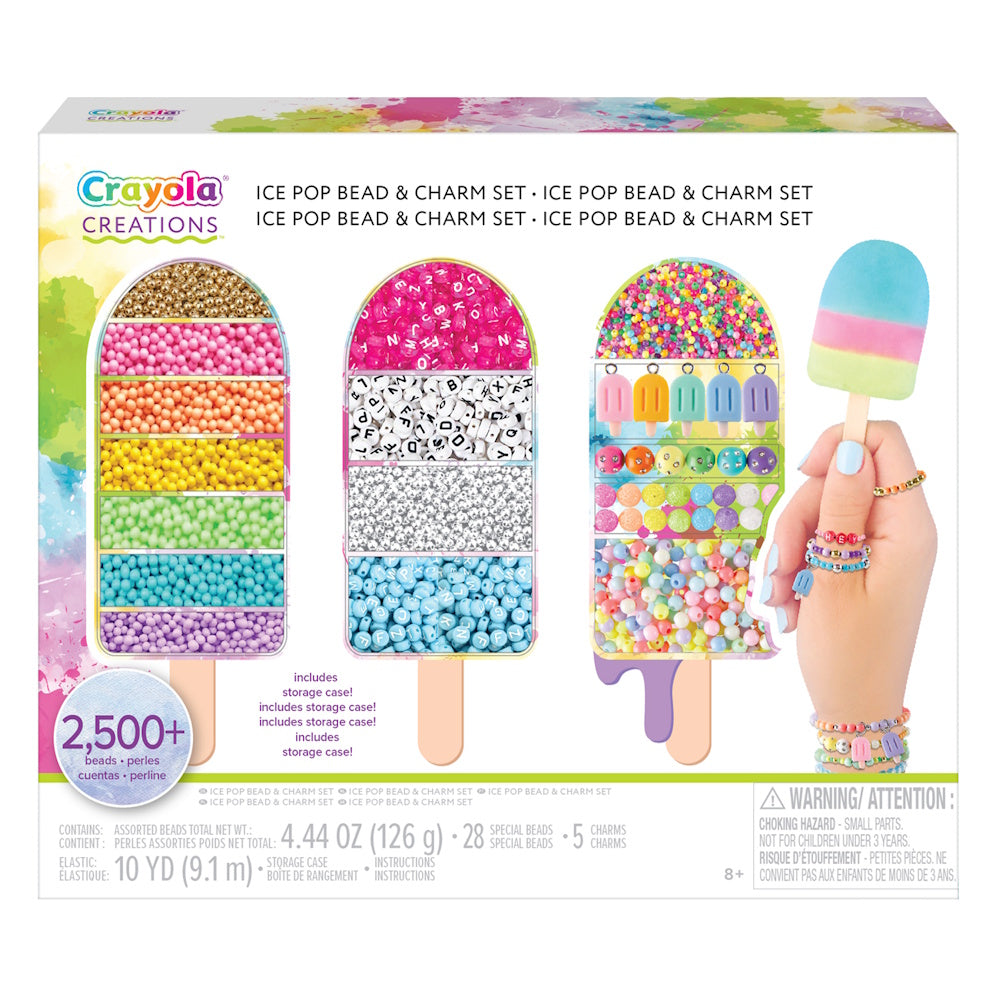 Crayola Creations Ice Pop Bead & Charm Set