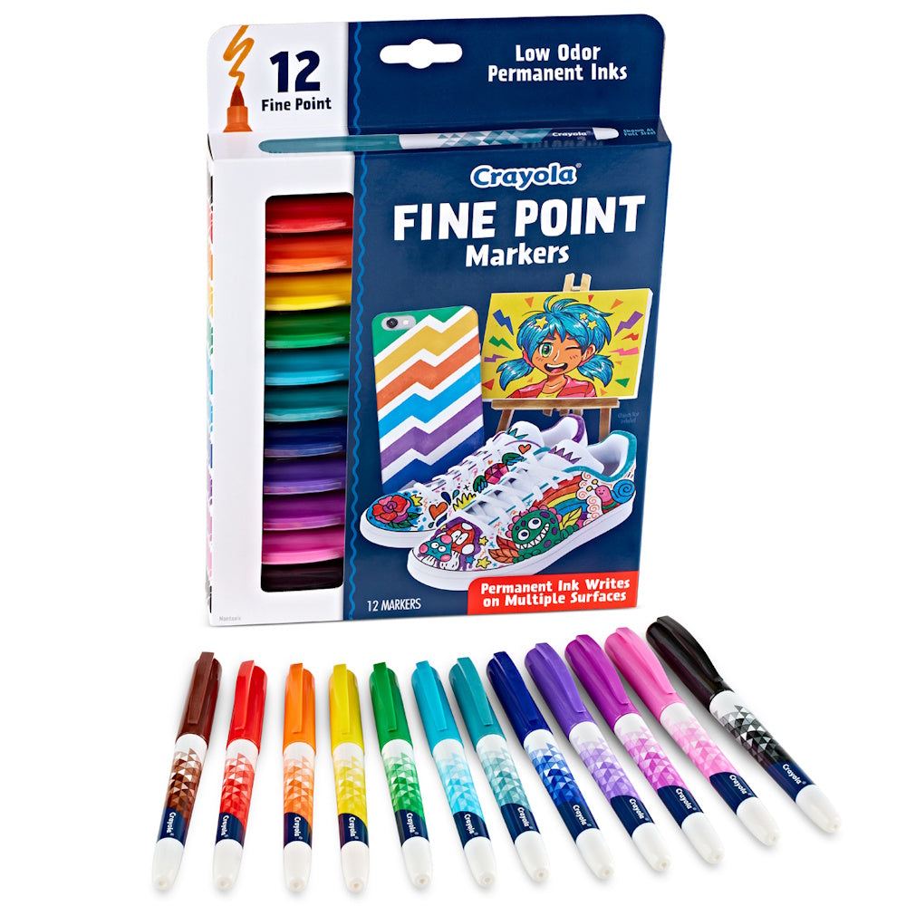 Crayola Fine Point Markers 12pk