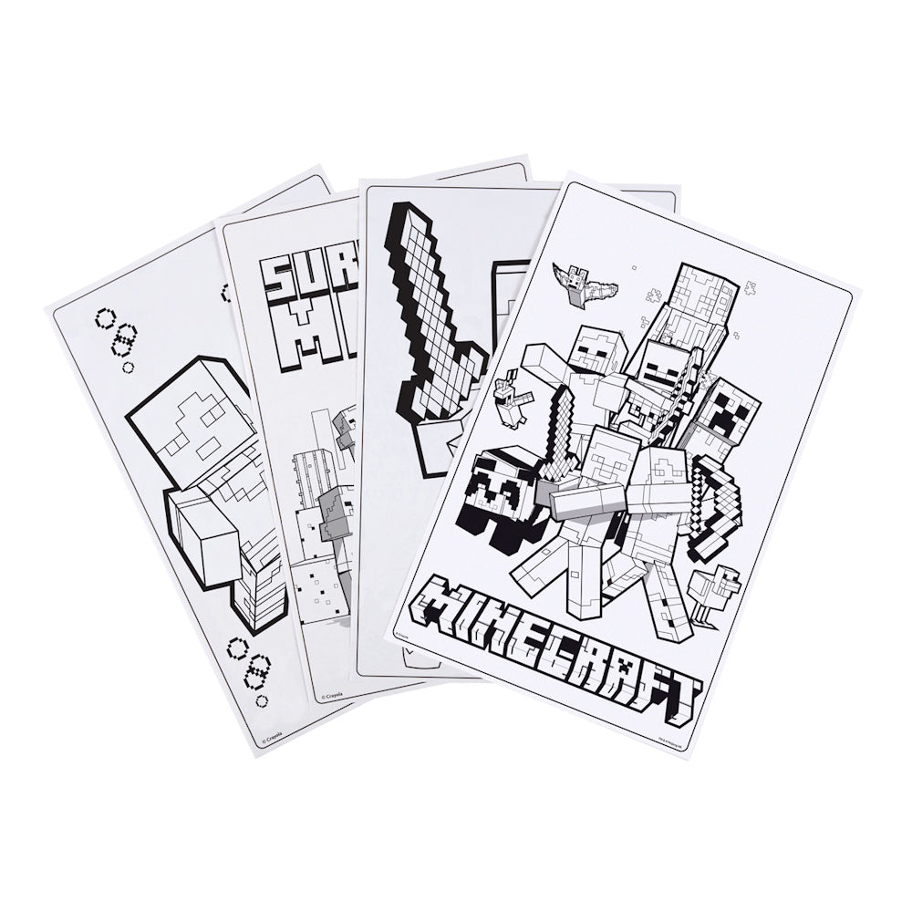 Crayola Giant Colouring Pages - Minecraft