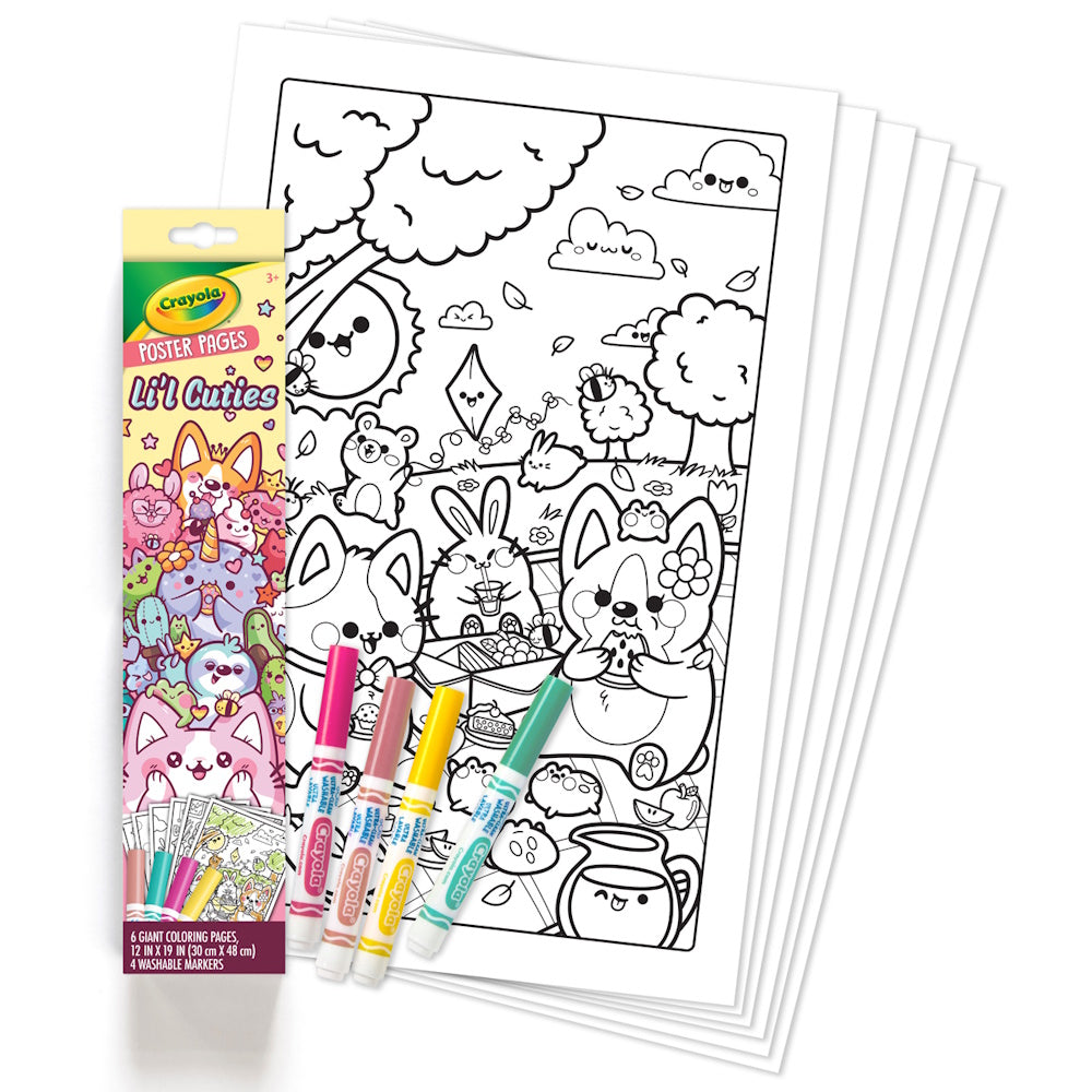 Crayola Poster Pages - Li'l Cuties