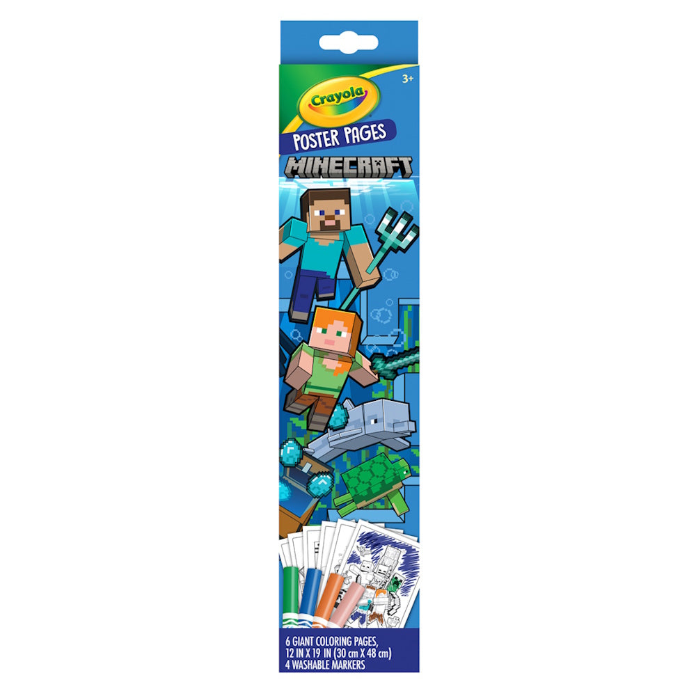 Crayola Poster Pages - Minecraft