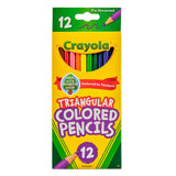 Crayola Triangular Coloured Pencils 12pk