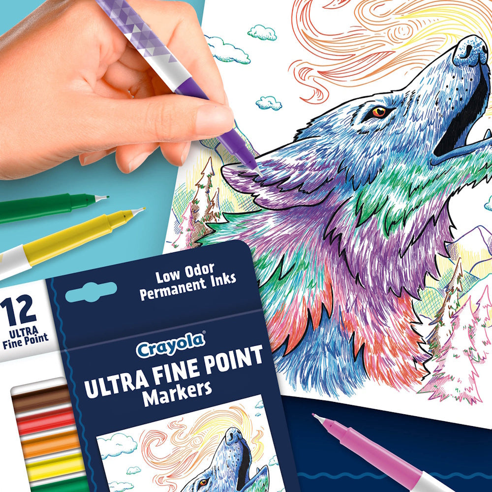 Crayola Ultra Fine Point Markers 12pk