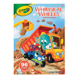 Crayola Whimsical Wheels Colouring Book 96 Pages