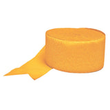 Crepe Paper Streamer - Goldenrod Yellow