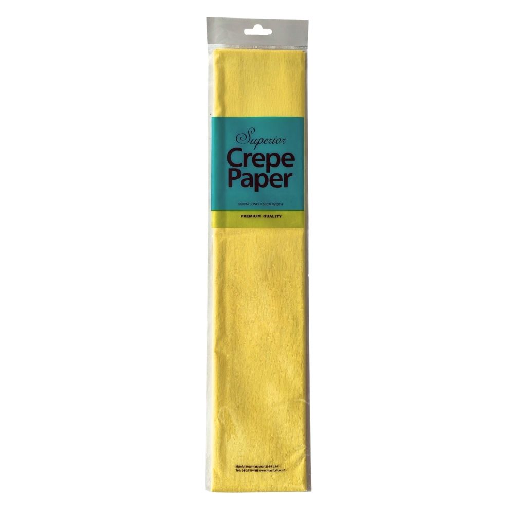 Crepe Paper - Yellow