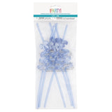 Dainty Bow Reusable Spiral Straws 6pk