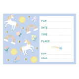 Dainty Unicorn Invitations 8pk