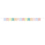 Dainty Unicorn Happy Birthday Pennant Banner