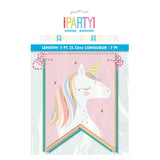 Dainty Unicorn Happy Birthday Pennant Banner