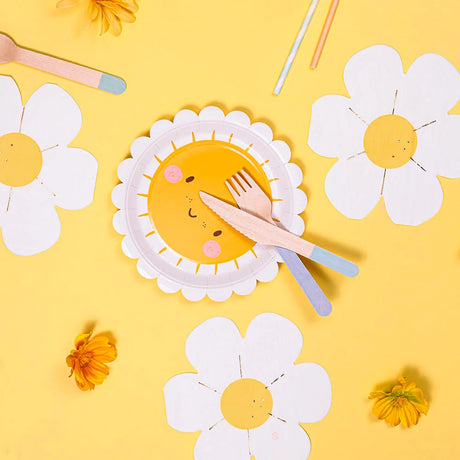 Party Deco Sun Plates 6pk