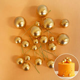 Deco Foam Ball Toppers 20pk - Gold