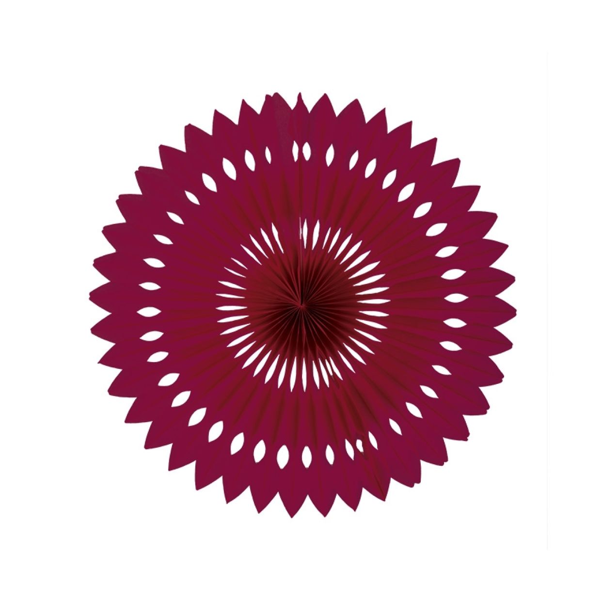 Decorative Fan 24cm - Wildberry