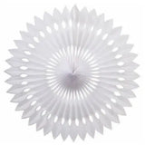 Decorative Fan 40cm - White