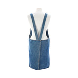 Annabel Trends Denim Apron with Apple Embroidery