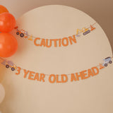 Diggin' It Customisable Construction Birthday Bunting