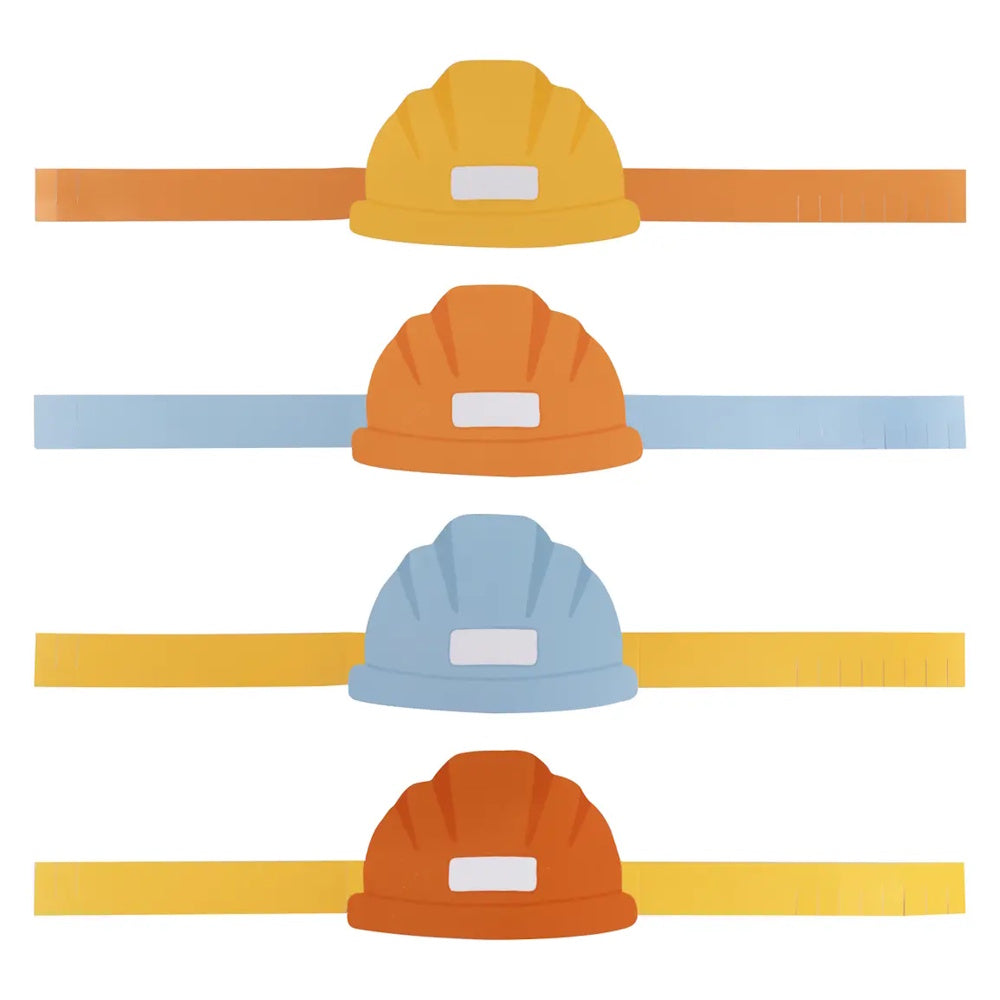 Diggin' It Construction Party Hats 5pk