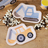 Diggin' It Construction Party Plates 8pk