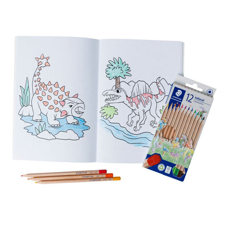 Staedtler Colouring Book Set - Dino Safari