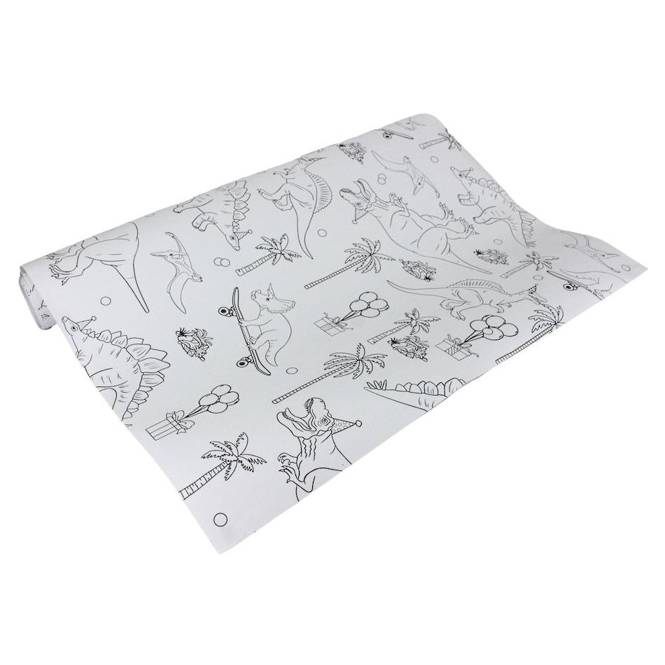 Dinosaur Colour In Table Runner