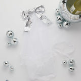 Disco Hen Bow Veil