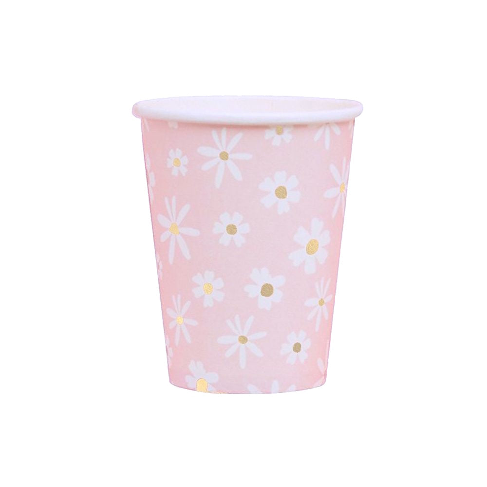 Ditsy Daisy Cups 8pk